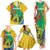 Gabon Independence Day Family Matching Tank Maxi Dress and Hawaiian Shirt Gabonaise Flamboyant African Pattern - Wonder Print Shop