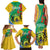 Gabon Independence Day Family Matching Tank Maxi Dress and Hawaiian Shirt Gabonaise Flamboyant African Pattern - Wonder Print Shop