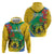 Gabon Independence Day Hoodie Gabonaise Flamboyant African Pattern - Wonder Print Shop