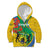 Gabon Independence Day Kid Hoodie Gabonaise Flamboyant African Pattern - Wonder Print Shop