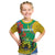 Gabon Independence Day Kid T Shirt Gabonaise Flamboyant African Pattern - Wonder Print Shop