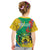 Gabon Independence Day Kid T Shirt Gabonaise Flamboyant African Pattern - Wonder Print Shop