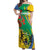 Gabon Independence Day Off Shoulder Maxi Dress Gabonaise Flamboyant African Pattern - Wonder Print Shop