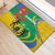 Gabon Independence Day Rubber Doormat Gabonaise Flamboyant African Pattern - Wonder Print Shop