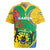 Gabon Independence Day Rugby Jersey Gabonaise Flamboyant African Pattern - Wonder Print Shop