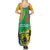 Gabon Independence Day Summer Maxi Dress Gabonaise Flamboyant African Pattern - Wonder Print Shop