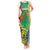 Gabon Independence Day Tank Maxi Dress Gabonaise Flamboyant African Pattern - Wonder Print Shop