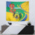 Gabon Independence Day Tapestry Gabonaise Flamboyant African Pattern