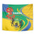 Gabon Independence Day Tapestry Gabonaise Flamboyant African Pattern