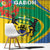 Gabon Independence Day Window Curtain Gabonaise Flamboyant African Pattern