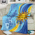 Uruguay Independence Day Blanket Sol de Mayo Erythrina Crista Galli