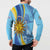 Uruguay Independence Day Button Sweatshirt Sol de Mayo Erythrina Crista Galli - Wonder Print Shop