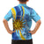 Uruguay Independence Day Family Matching Puletasi and Hawaiian Shirt Sol de Mayo Erythrina Crista Galli - Wonder Print Shop