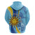 Uruguay Independence Day Hoodie Sol de Mayo Erythrina Crista Galli - Wonder Print Shop