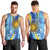 Uruguay Independence Day Men Tank Top Sol de Mayo Erythrina Crista Galli - Wonder Print Shop