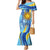 Uruguay Independence Day Mermaid Dress Sol de Mayo Erythrina Crista Galli - Wonder Print Shop