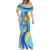 Uruguay Independence Day Mermaid Dress Sol de Mayo Erythrina Crista Galli - Wonder Print Shop