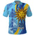 Uruguay Independence Day Polo Shirt Sol de Mayo Erythrina Crista Galli - Wonder Print Shop