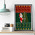 Custom South Africa Christmas Canvas Wall Art Geseende Kersfees Santa Claus African Pattern - Wonder Print Shop