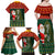 Custom South Africa Christmas Family Matching Off Shoulder Maxi Dress and Hawaiian Shirt Geseende Kersfees Santa Claus African Pattern - Wonder Print Shop