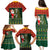 Custom South Africa Christmas Family Matching Puletasi Dress and Hawaiian Shirt Geseende Kersfees Santa Claus African Pattern - Wonder Print Shop