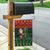 Custom South Africa Christmas Garden Flag Geseende Kersfees Santa Claus African Pattern - Wonder Print Shop