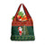 Custom South Africa Christmas Grocery Bag Geseende Kersfees Santa Claus African Pattern