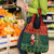 Custom South Africa Christmas Grocery Bag Geseende Kersfees Santa Claus African Pattern