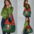 Custom South Africa Christmas Grocery Bag Geseende Kersfees Santa Claus African Pattern