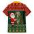 Custom South Africa Christmas Hawaiian Shirt Geseende Kersfees Santa Claus African Pattern - Wonder Print Shop