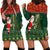 Custom South Africa Christmas Hoodie Dress Geseende Kersfees Santa Claus African Pattern - Wonder Print Shop