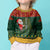 Custom South Africa Christmas Kid Ugly Christmas Sweater Geseende Kersfees Santa Claus African Pattern - Wonder Print Shop