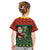 Custom South Africa Christmas Kid T Shirt Geseende Kersfees Santa Claus African Pattern - Wonder Print Shop