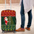 Custom South Africa Christmas Luggage Cover Geseende Kersfees Santa Claus African Pattern - Wonder Print Shop