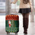 Custom South Africa Christmas Luggage Cover Geseende Kersfees Santa Claus African Pattern - Wonder Print Shop