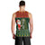 Custom South Africa Christmas Men Tank Top Geseende Kersfees Santa Claus African Pattern - Wonder Print Shop