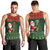 Custom South Africa Christmas Men Tank Top Geseende Kersfees Santa Claus African Pattern - Wonder Print Shop