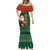 Custom South Africa Christmas Mermaid Dress Geseende Kersfees Santa Claus African Pattern - Wonder Print Shop