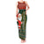 Custom South Africa Christmas Tank Maxi Dress Geseende Kersfees Santa Claus African Pattern - Wonder Print Shop