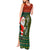 Custom South Africa Christmas Tank Maxi Dress Geseende Kersfees Santa Claus African Pattern - Wonder Print Shop