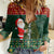 custom-south-africa-christmas-women-casual-shirt-geseende-kersfees-santa-claus-african-pattern