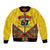 Ghana Independence Day Bomber Jacket Freedom and Justice African Pattern