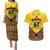 Ghana Independence Day Couples Matching Puletasi and Hawaiian Shirt Freedom and Justice African Pattern - Wonder Print Shop