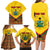 Ghana Independence Day Family Matching Long Sleeve Bodycon Dress and Hawaiian Shirt Freedom and Justice African Pattern - Wonder Print Shop