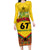 Ghana Independence Day Family Matching Long Sleeve Bodycon Dress and Hawaiian Shirt Freedom and Justice African Pattern - Wonder Print Shop