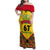 Ghana Independence Day Family Matching Off Shoulder Maxi Dress and Hawaiian Shirt Freedom and Justice African Pattern