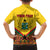 Ghana Independence Day Family Matching Off Shoulder Short Dress and Hawaiian Shirt Freedom and Justice African Pattern