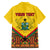 Ghana Independence Day Family Matching Off Shoulder Short Dress and Hawaiian Shirt Freedom and Justice African Pattern