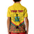 Ghana Independence Day Kid Polo Shirt Freedom and Justice African Pattern