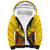 Ghana Independence Day Sherpa Hoodie Freedom and Justice African Pattern